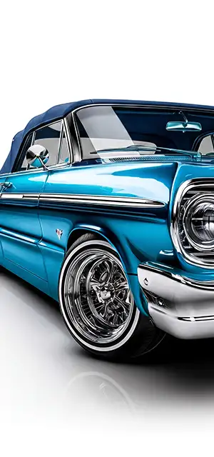 Customer custom car with a finished Megakron ragtop