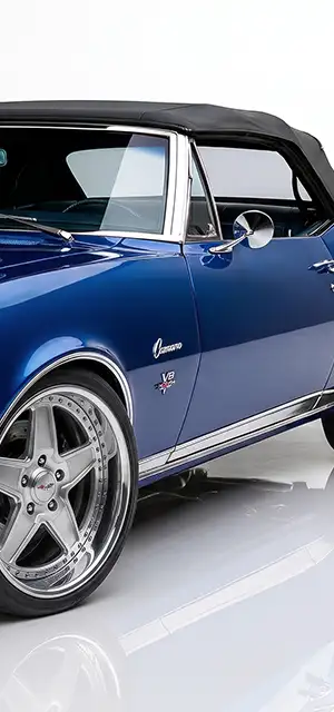 Muscle car ragtop service hover view